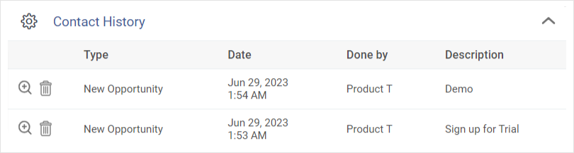 Sales representative communicating sales projections