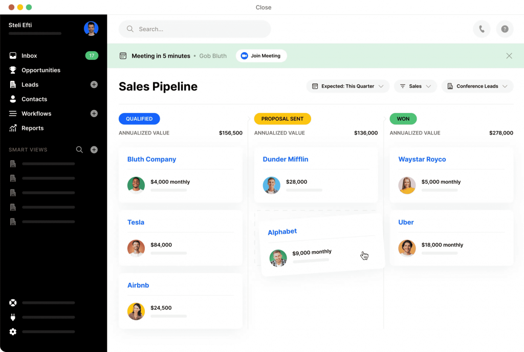 Close - Best for Automated Sales Communication