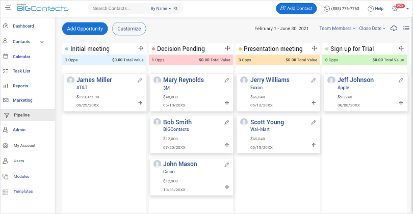 Sales Management helps you to Keep Track of Prospects