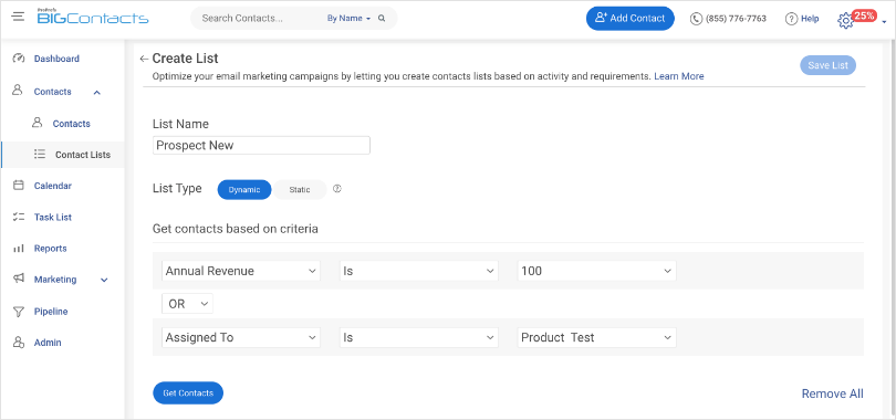 Segment Contacts Based on Various Attributes