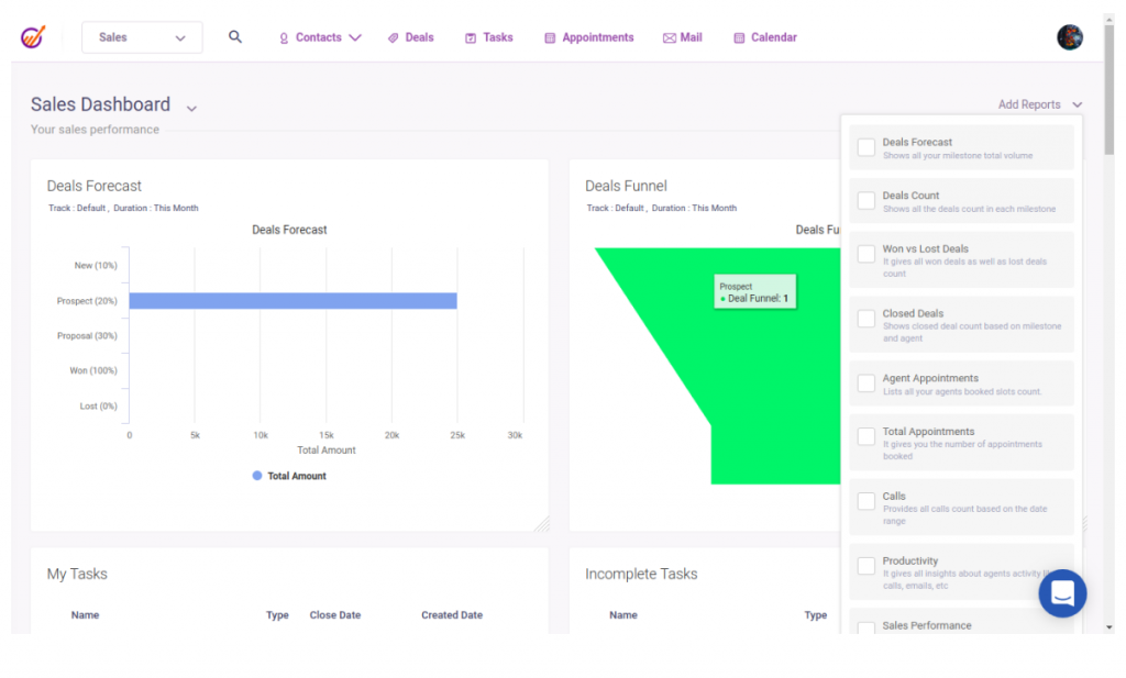 engagebay customer tracking software
