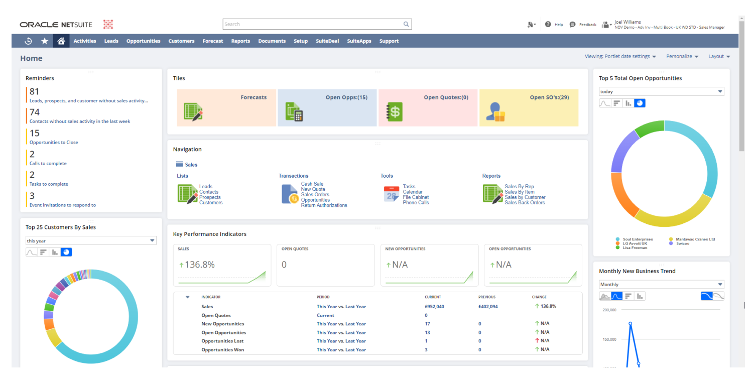 NetSuite - Consulting CRM software