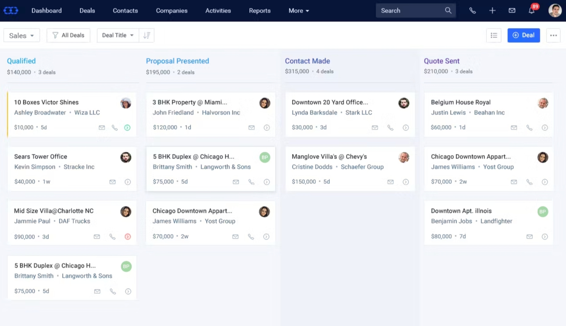 Salesmate small business CRM