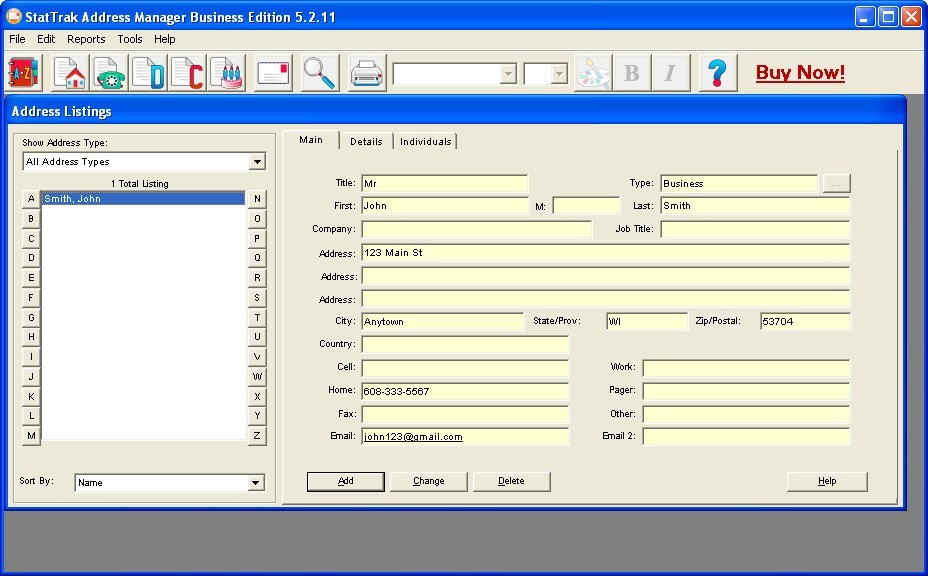 Stat Trak Address Manager