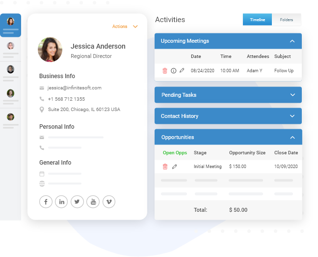 Send Emails From Inside BIGContacts