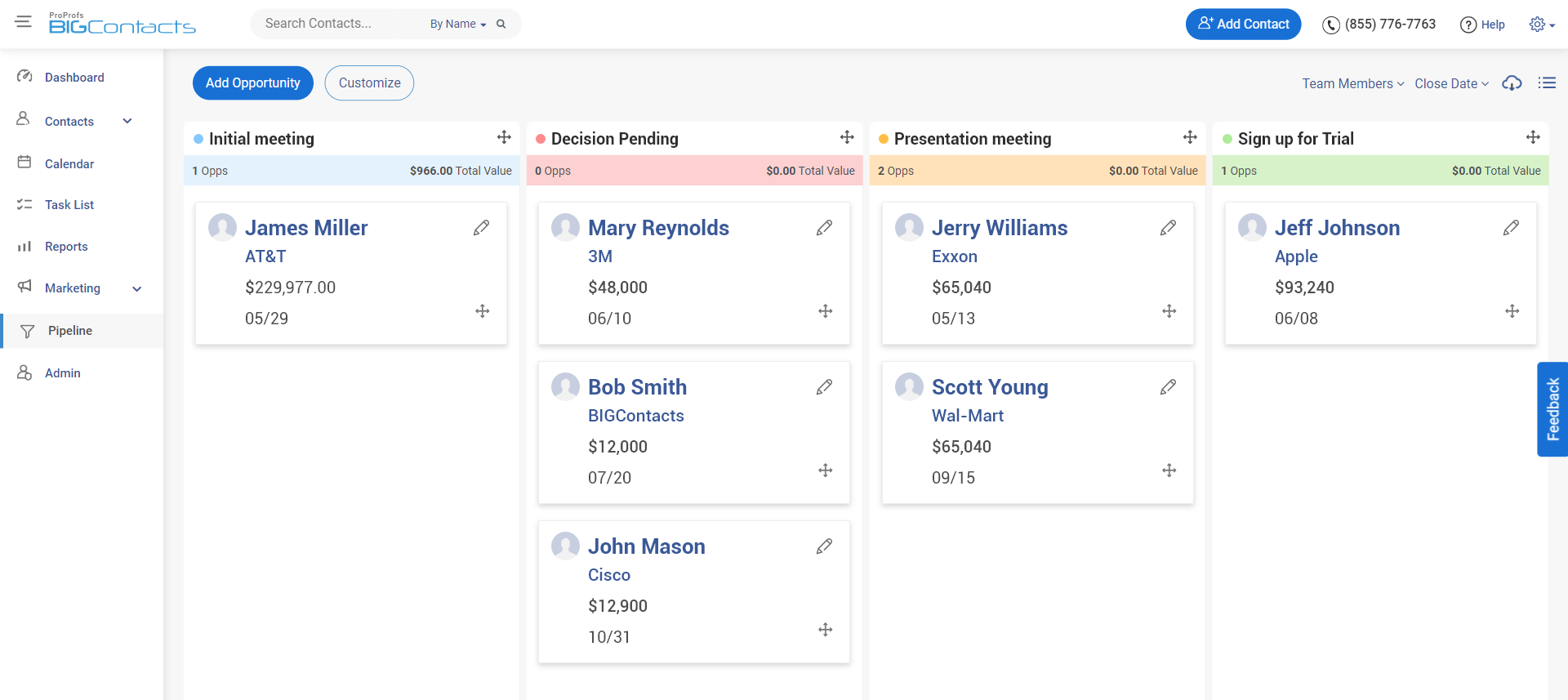 pipeline management with CRM