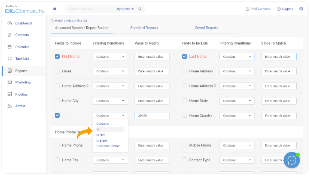 Smart reports enable you to get more visibility into your business processes