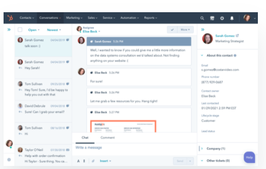 HubSpot Contact Management Software