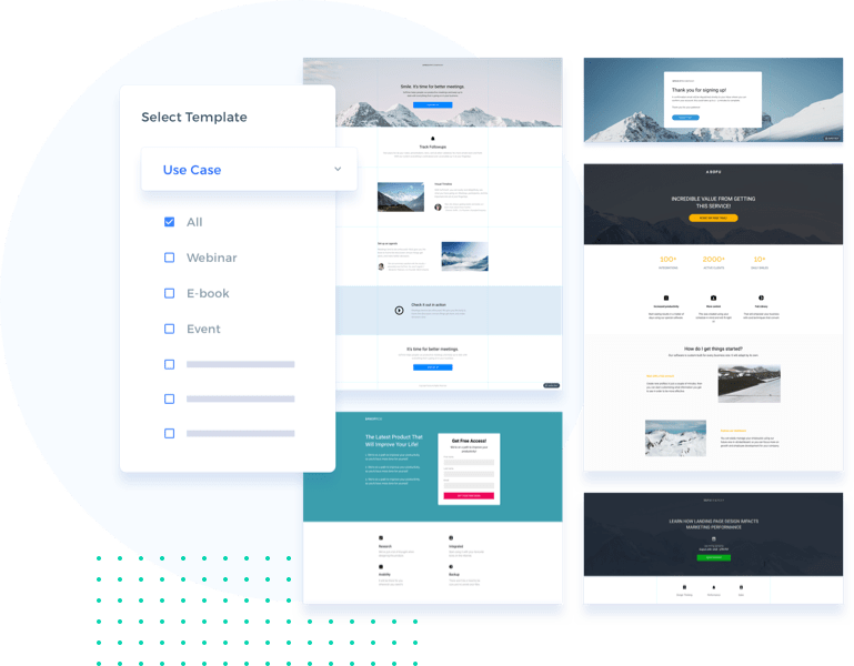 customizable layouts by industry and use case