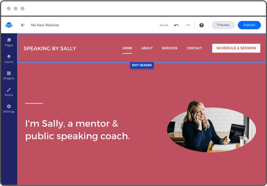 website and landing page builder