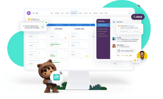 Salesforce is a cloud-based CRM