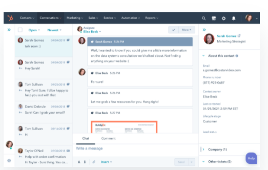 HubSpot offers a suite of sales management tool