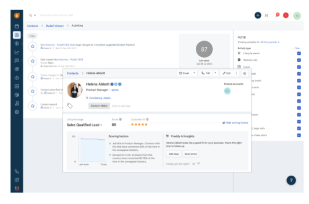 Freshsales Mailchimp integration