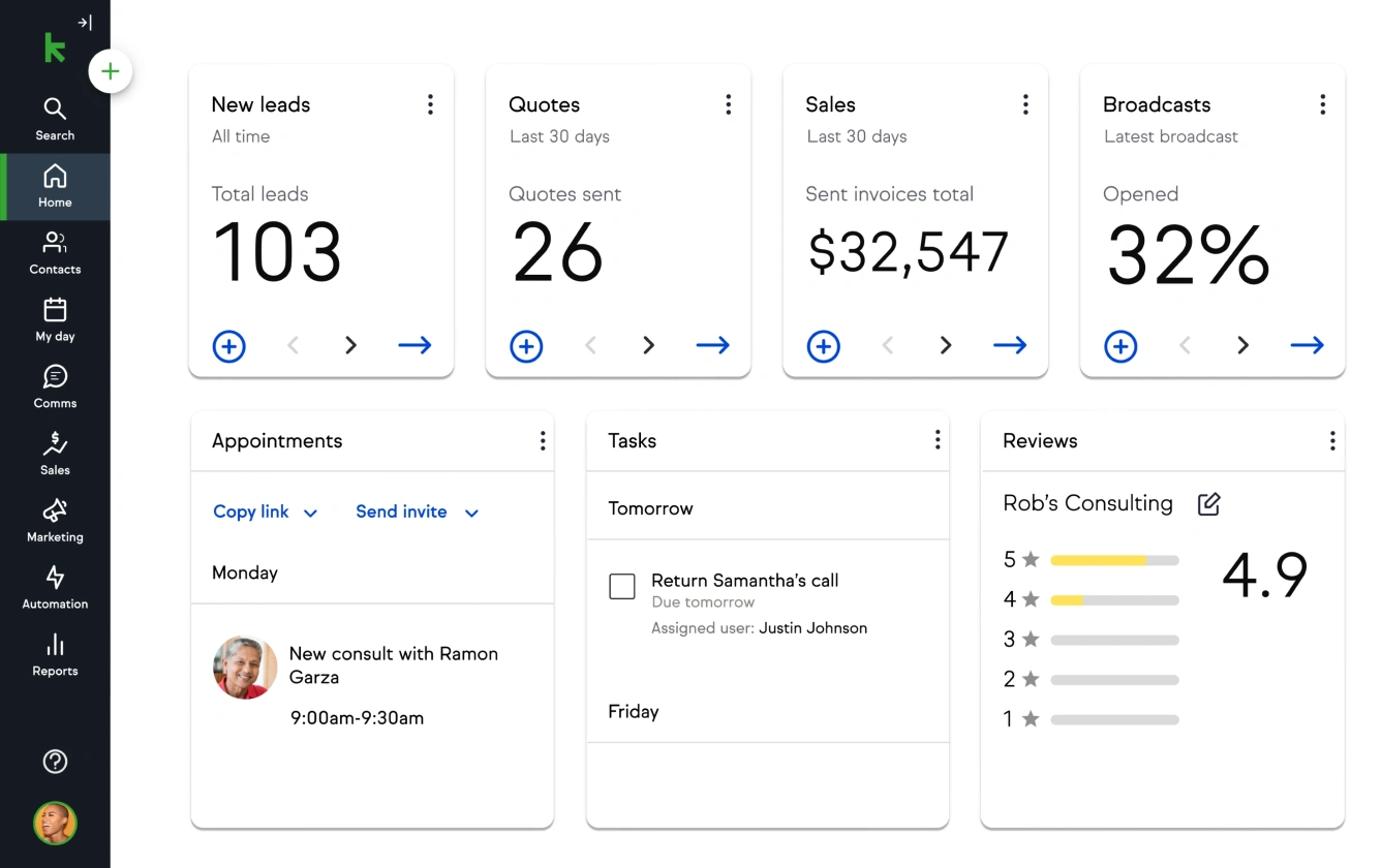 Keap CRM: agile crm substitutes