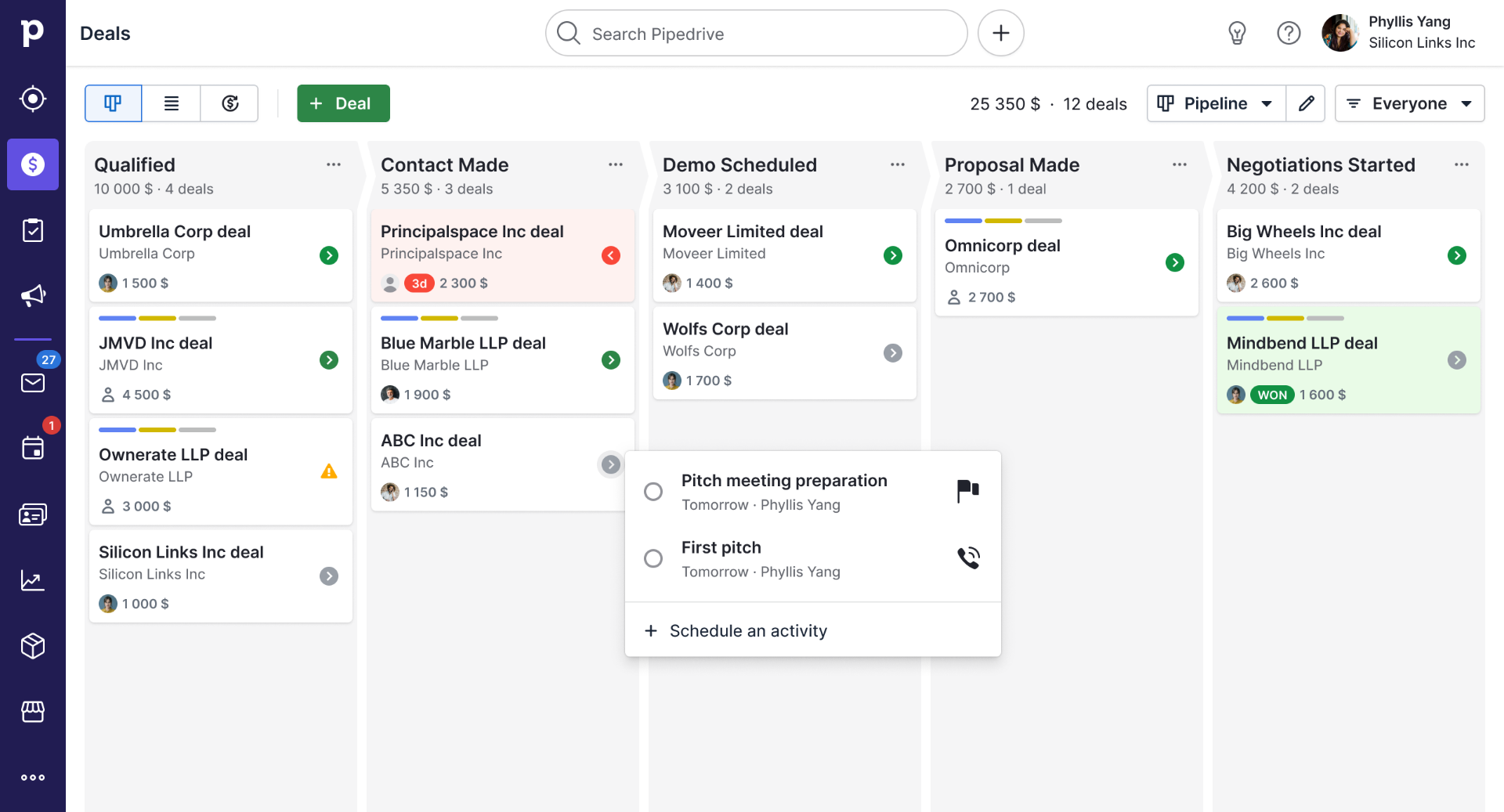 Pipedrive CRM - Agile Alternative