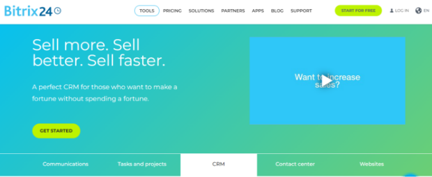 Bitrix24 top sales software