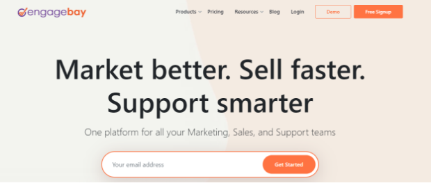 EngageBay sales opportunity tracking tool