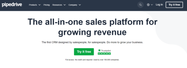 Pipedrive simple sales tracker tool