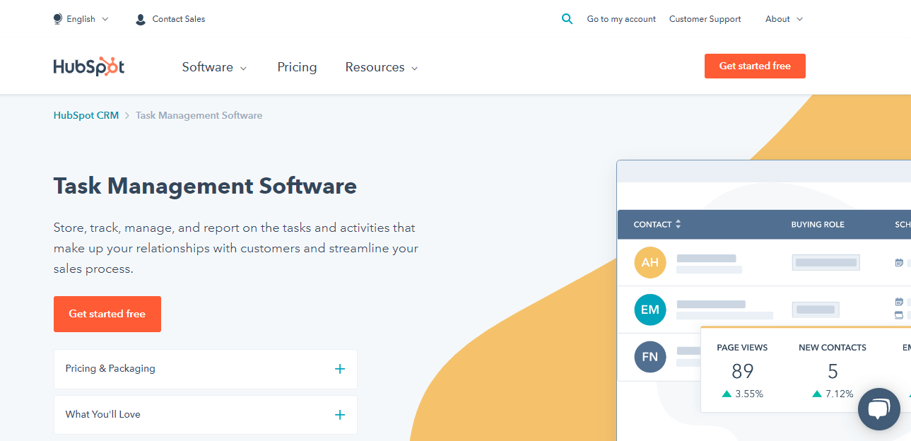 HubSpot Task Management