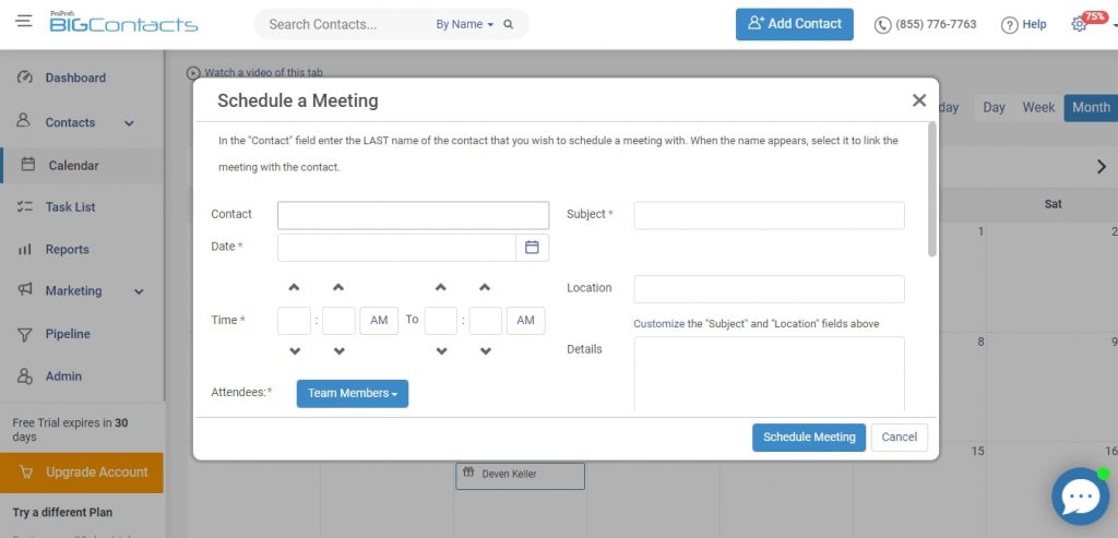 this calendar manager software showing is very easy to use