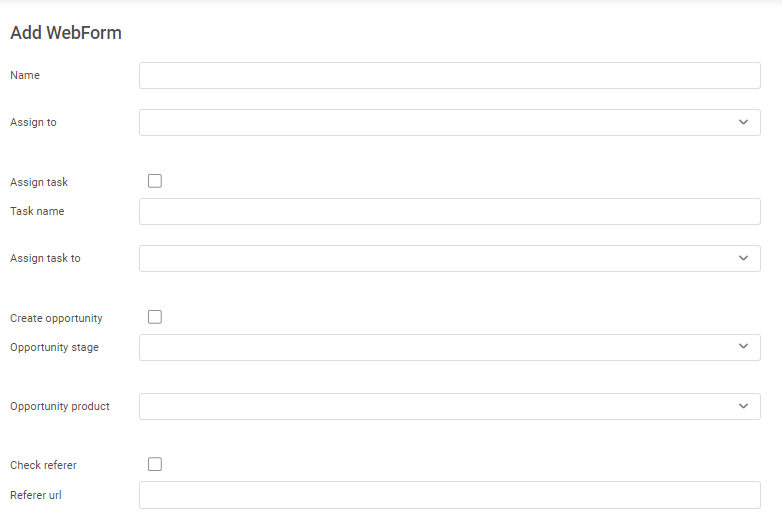 Webform Connection