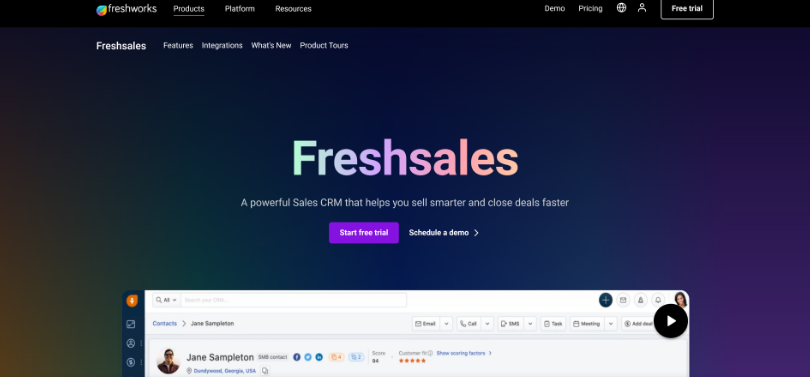 Startups CRM - Freshsales