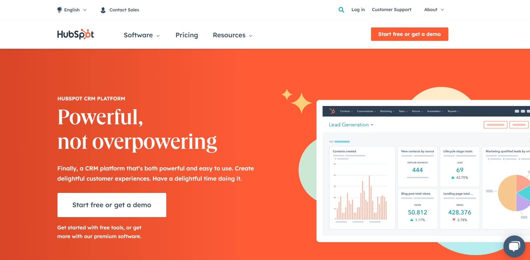 hubspot homepage