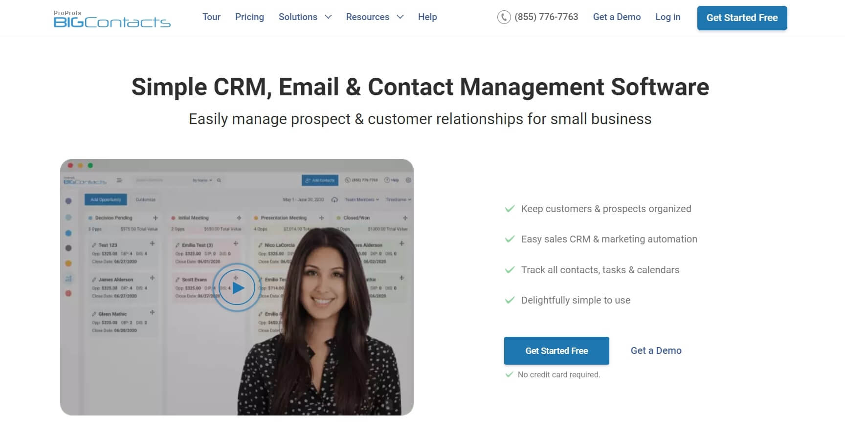 basic contact management software | BIGContacts