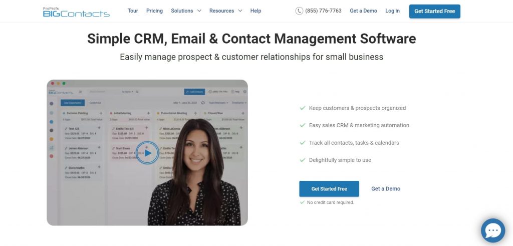 Bigcontacts CRM