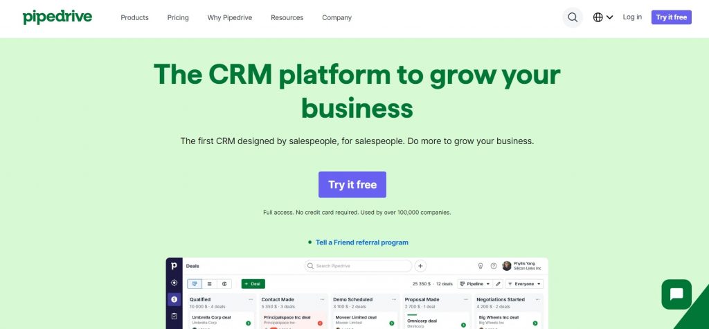 Pipedrive CRM