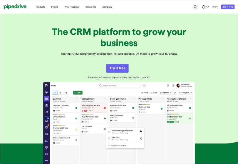 Pipedrive - CRM for sales