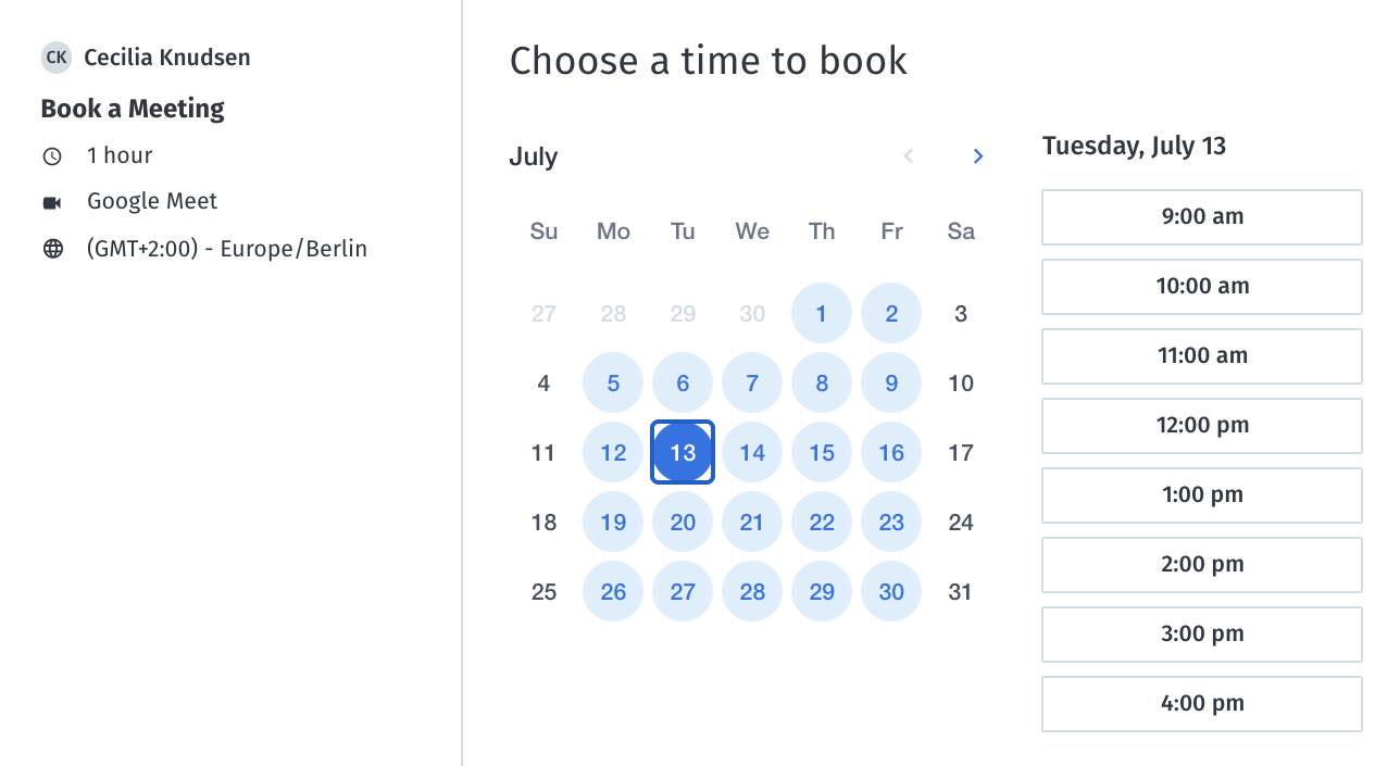 Use doodle for easily manage and schedule meetings