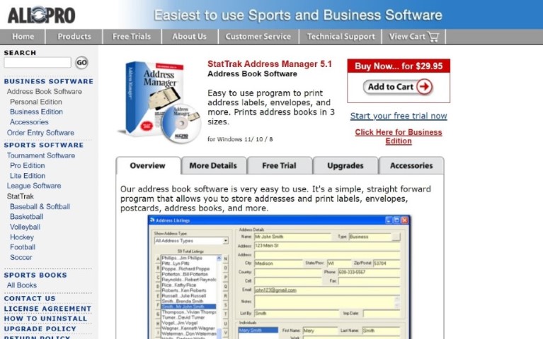 Stat Trak Address Manager