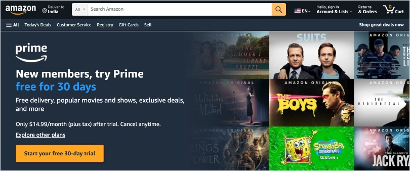 Consideration stage of amazon buyers