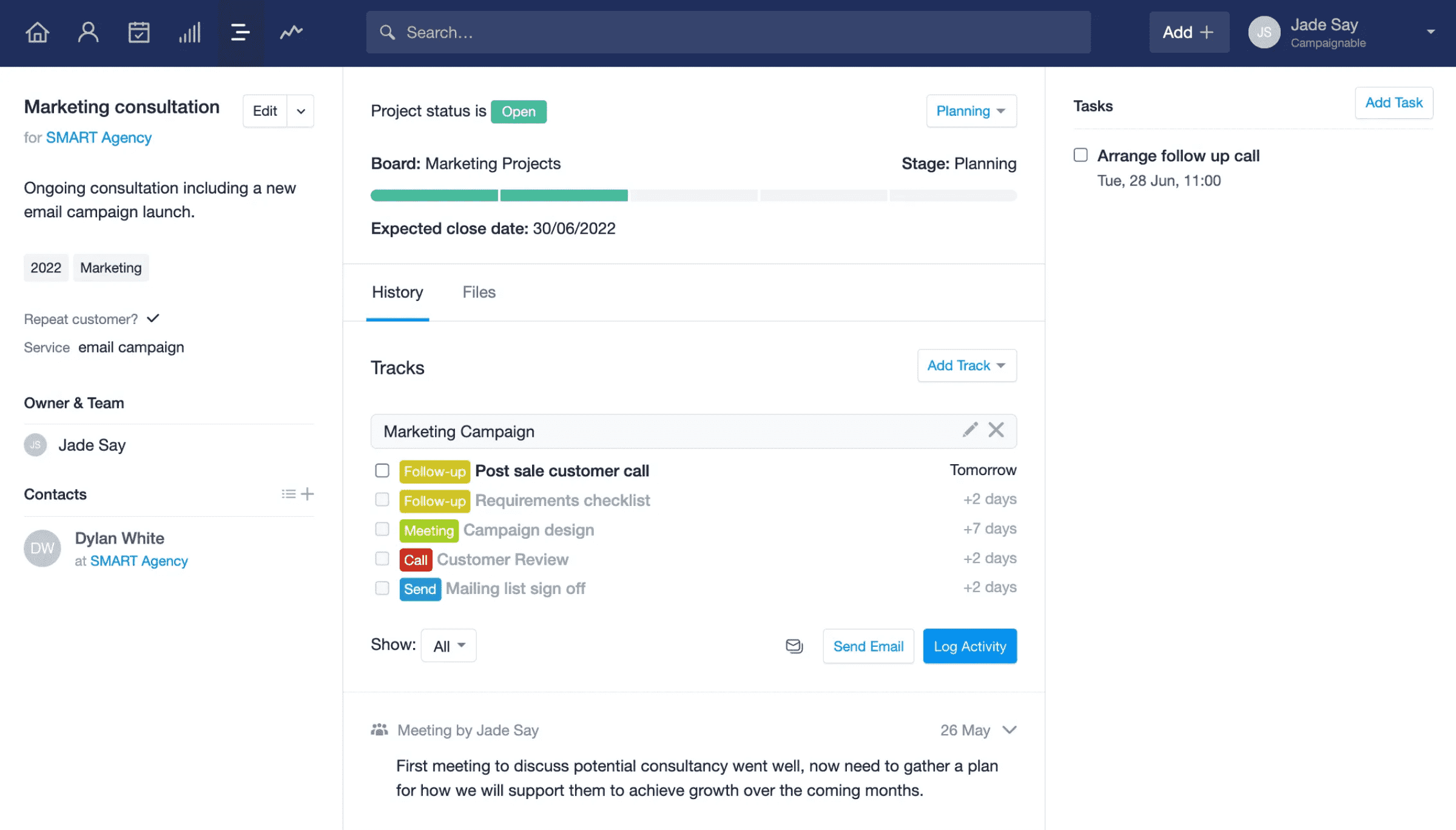 Capsule CRM- Best for Minimizing Data Entry