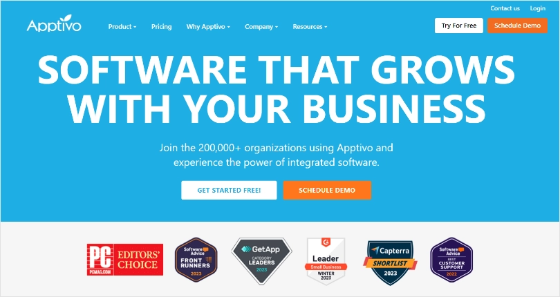 Apptivo_CRM for Small Business 