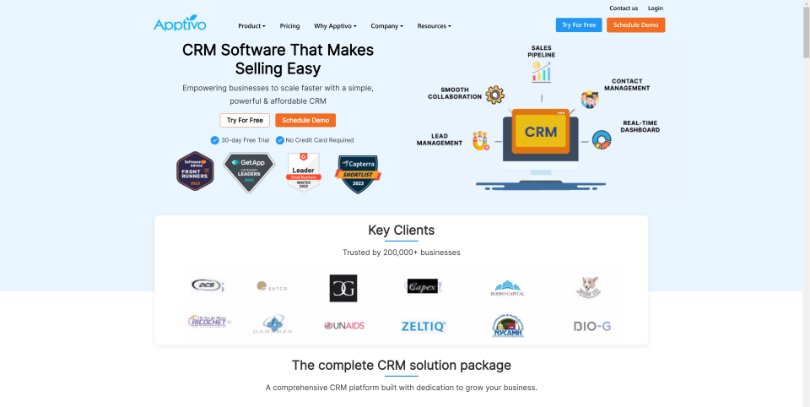 choose apptivo cloud crm tool