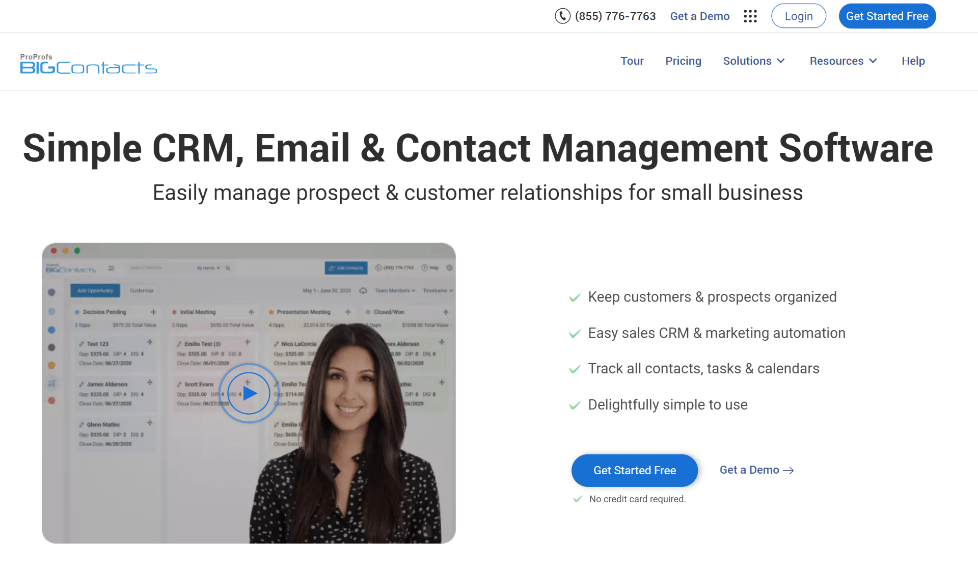 BIGContacts - best cloud based CRM