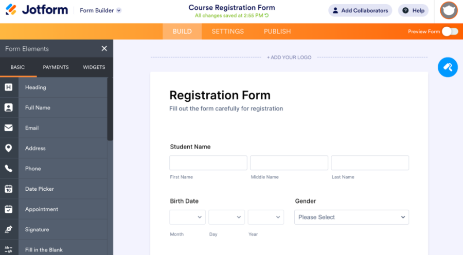 Jotform - Best for Online Forms