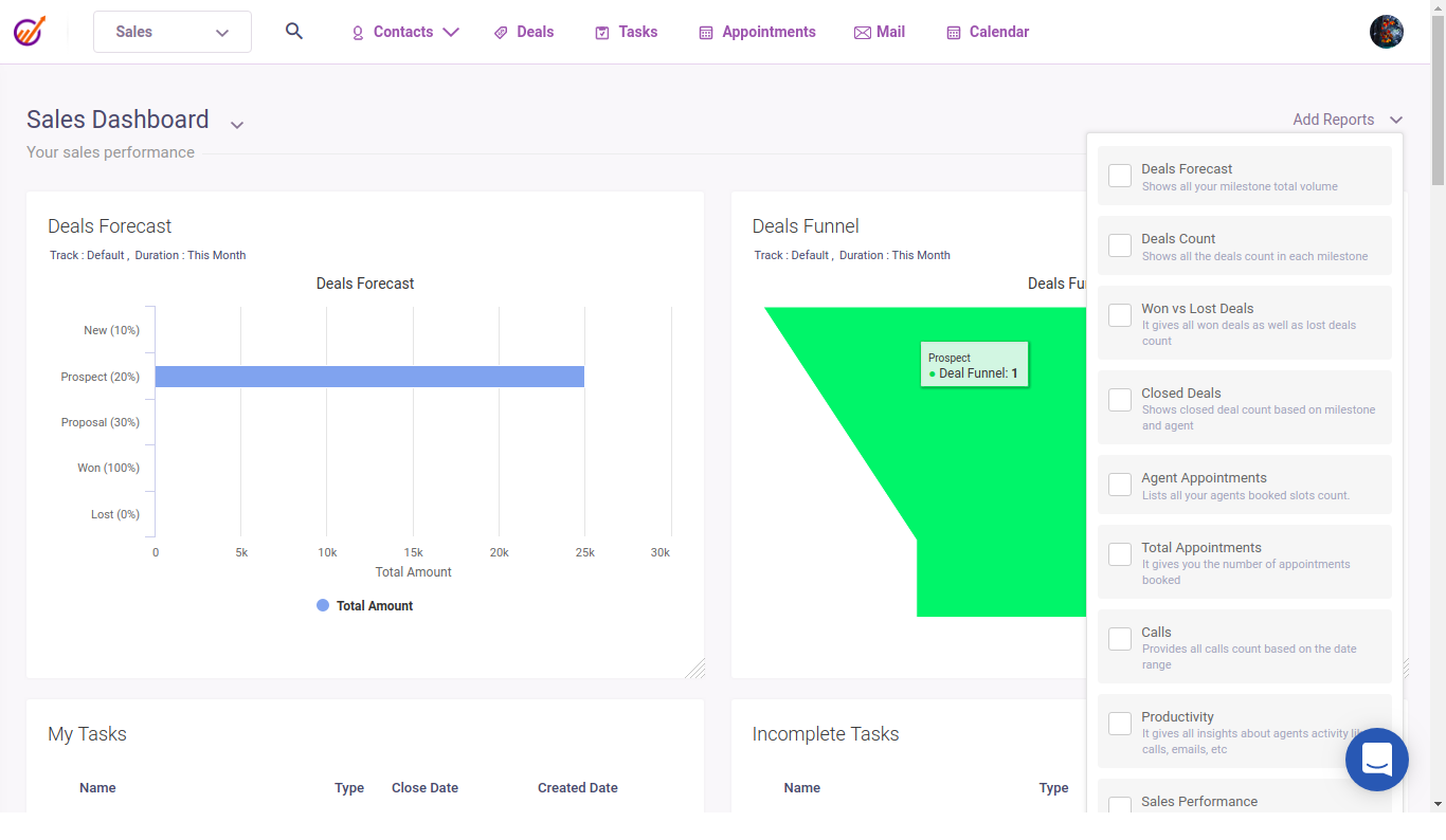 EngageBay CRM - Best for Collaborative Sales & Marketing