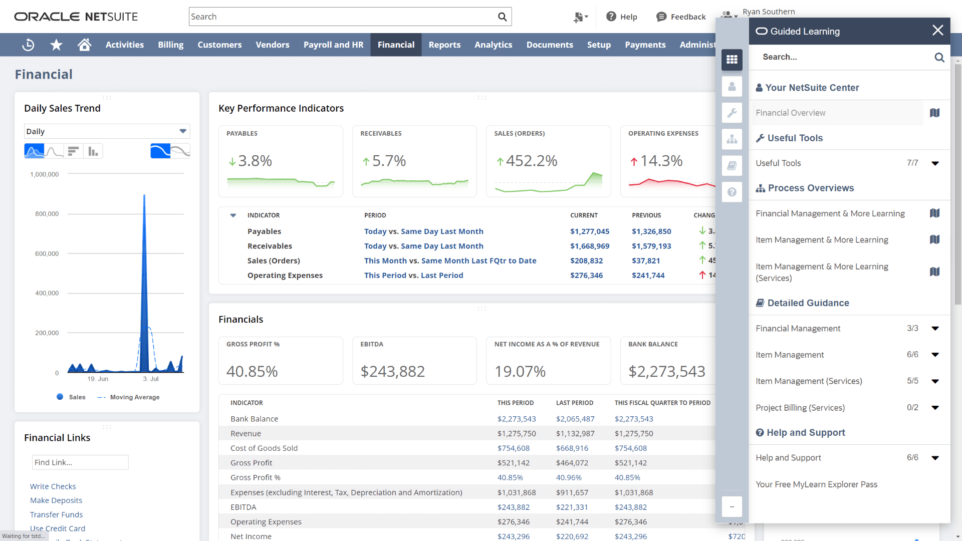 NetSuite - Best for Integrated CRM and ERP