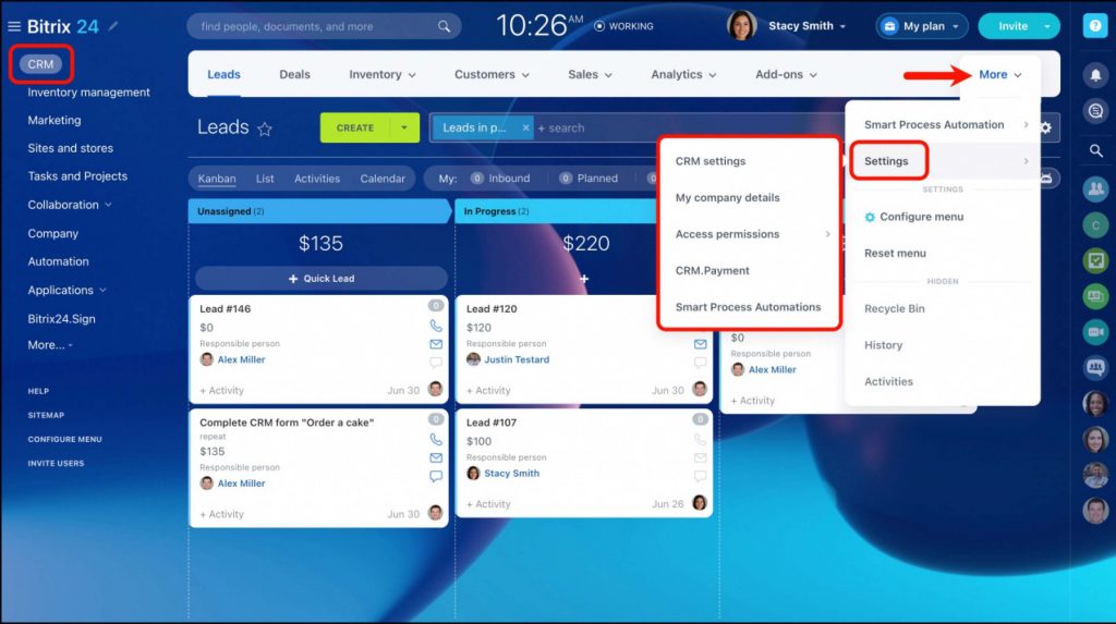 Bitrix24 - Best for Online Team Workspace
