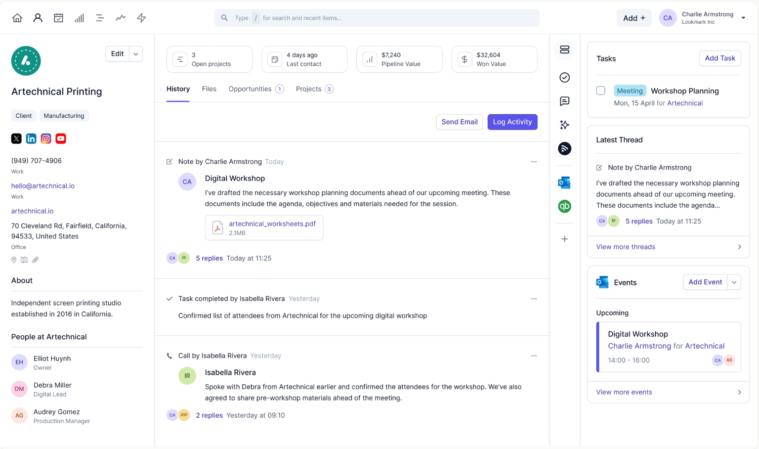 Capsule CRM for small business