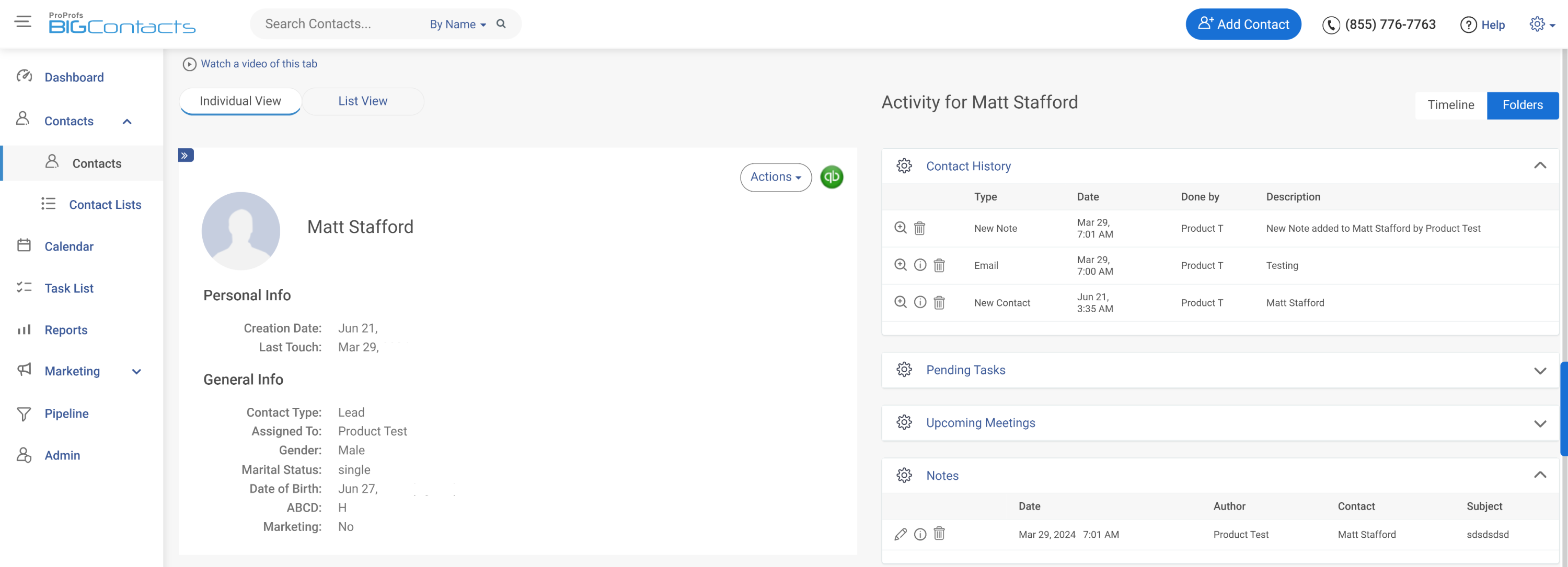 Contact Management