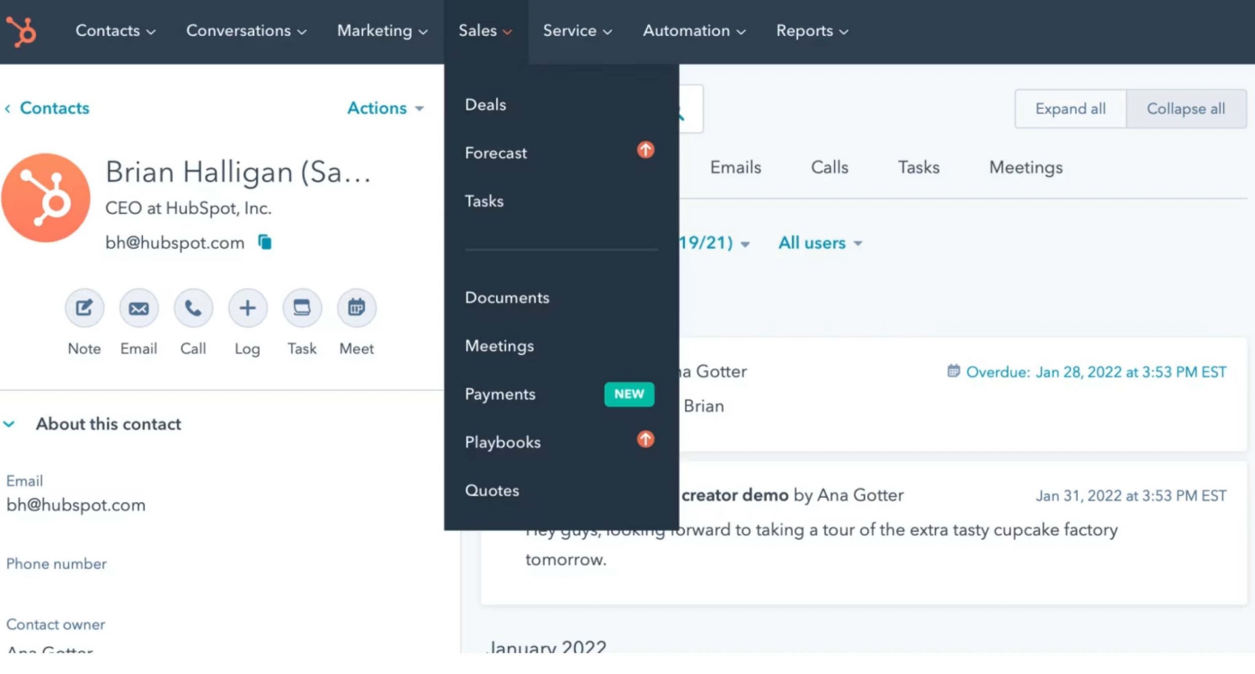 HubSpot - Best for Centralizing Sales, Marketing & Support Operations