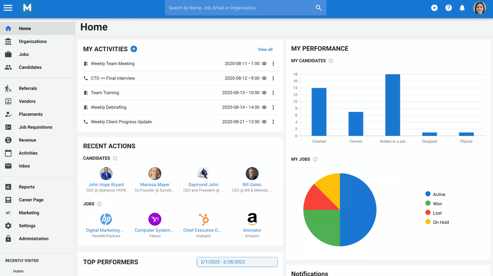 Best CRM for Recruiters Manatal