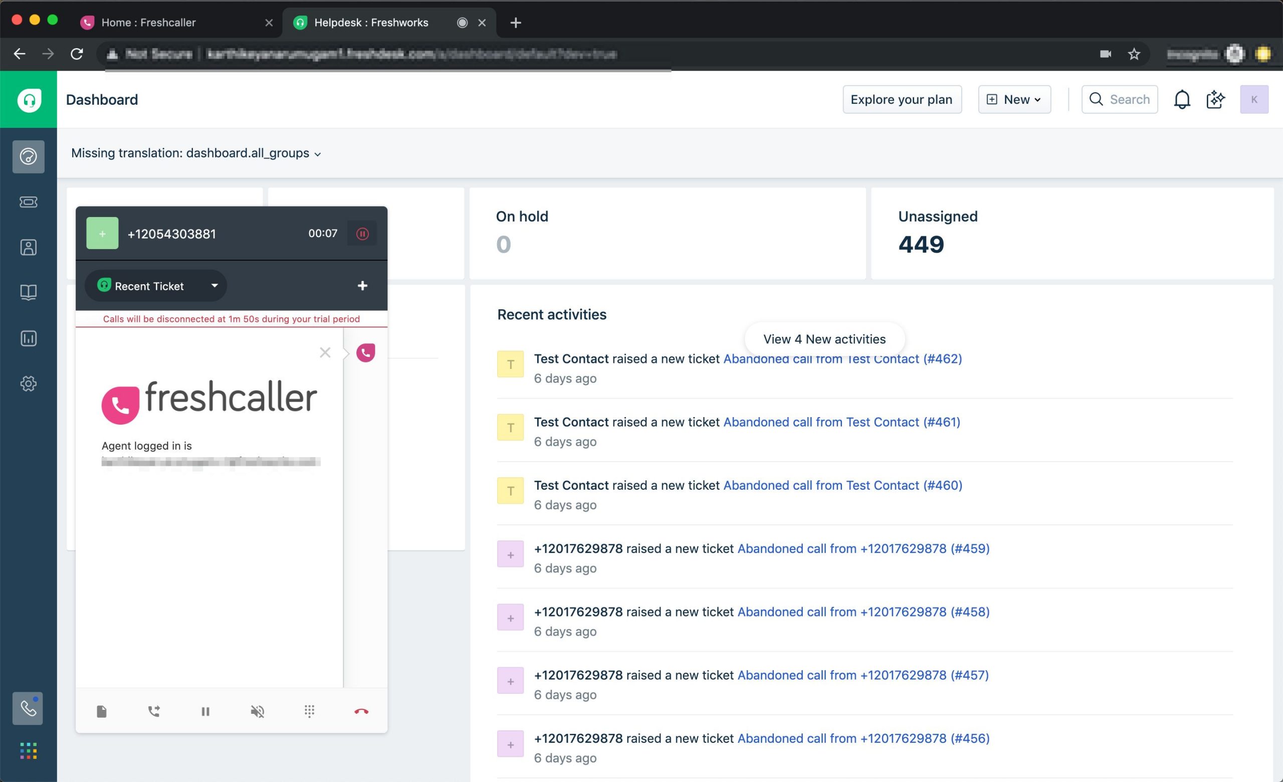 Freshcaller - best inbound call center software